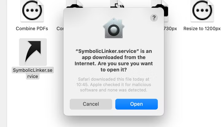 create symbolic link