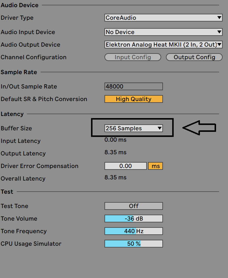 Buffer Size