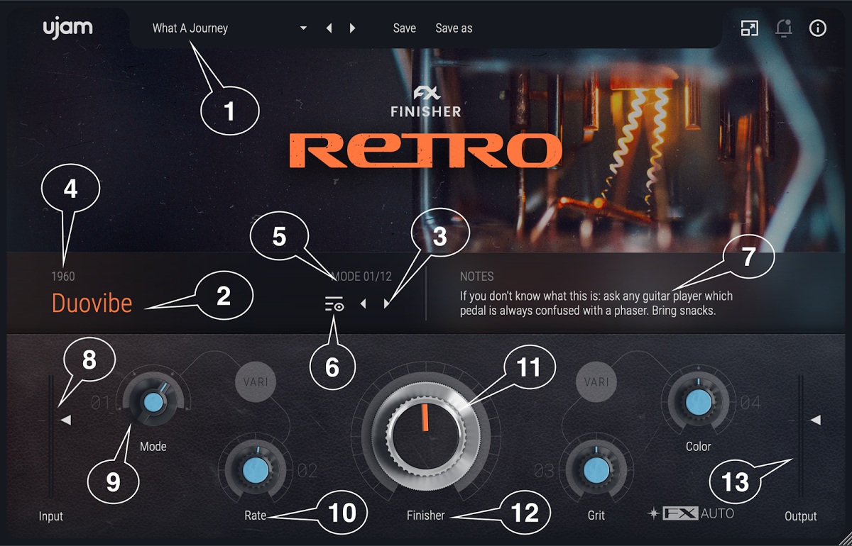 DTM・DAW UJAM Finisher RETRO FINISHER RETRO | User Guide – UJAM