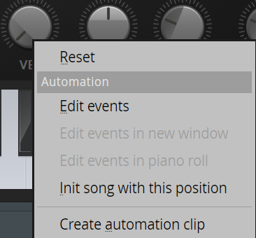 fl studio how to make automation clip