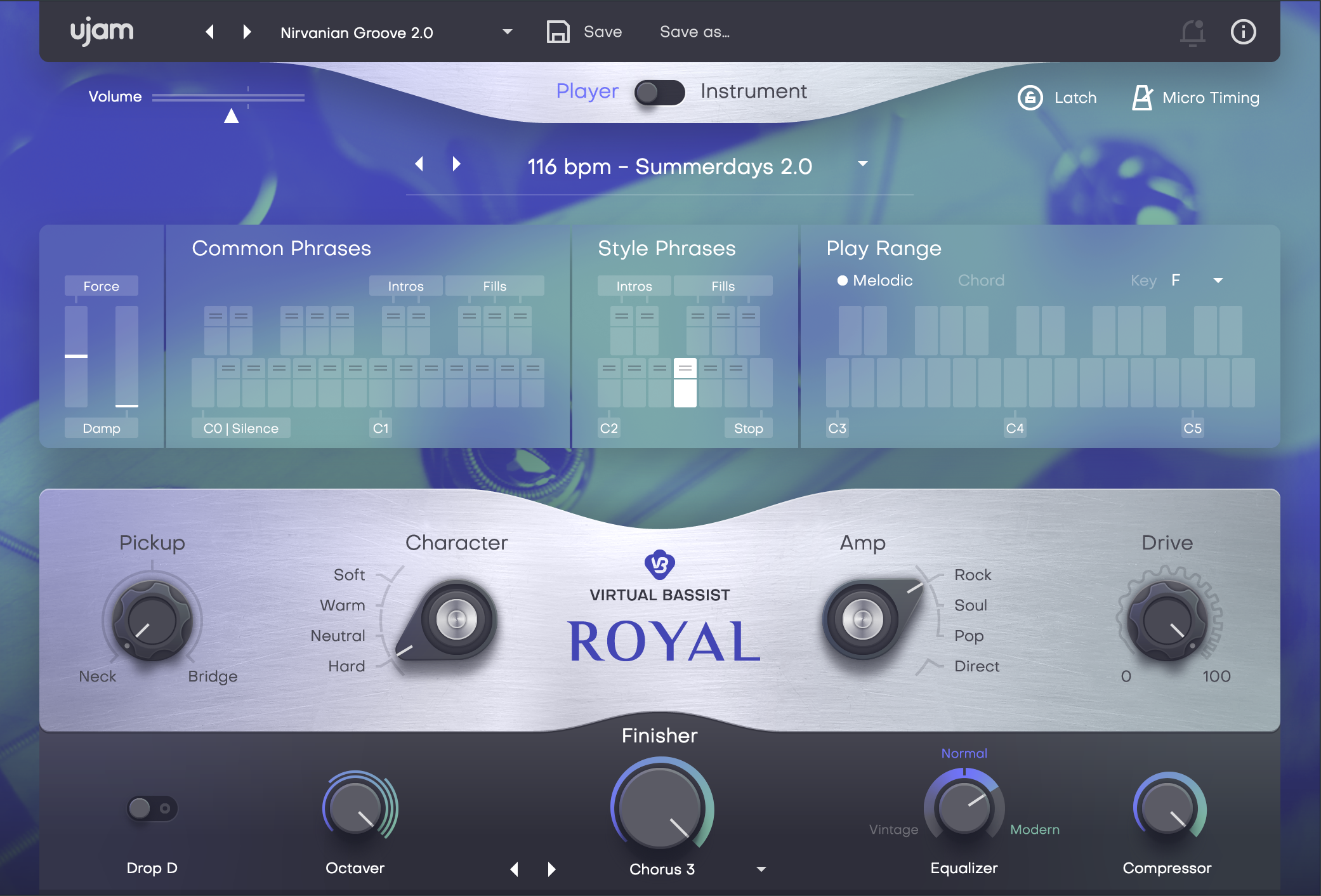 Virtual Bassist ROYAL 2.1 – User Guide – UJAM