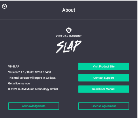 Virtual Bassist SLAP | User Guide – UJAM